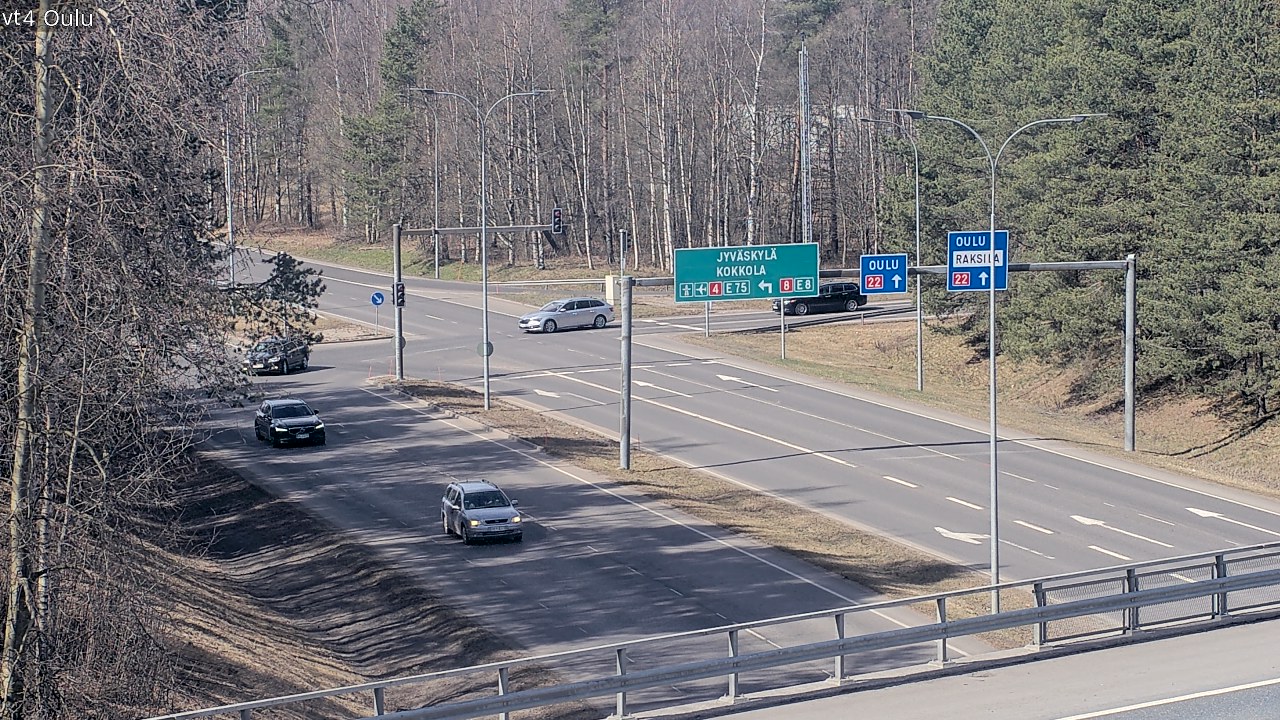 Weather Camera Image Road 4 Oulu, Oulu, Pohjois-Pohjanmaa