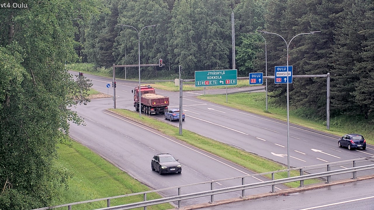 Weather Camera Image Road 4 Oulu, Oulu, Pohjois-Pohjanmaa