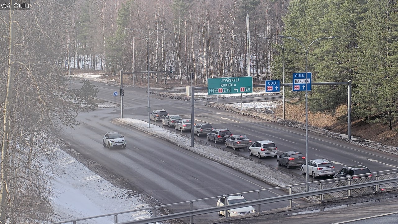 Weather Camera Image Road 4 Oulu, Oulu, Pohjois-Pohjanmaa