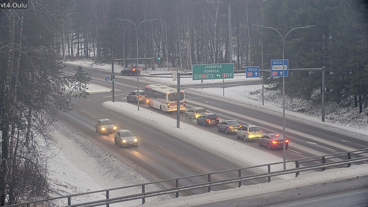 Weather Camera Image Road 4 Oulu, Oulu, Pohjois-Pohjanmaa