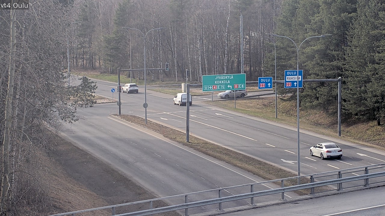 Weather Camera Image Road 4 Oulu, Oulu, Pohjois-Pohjanmaa