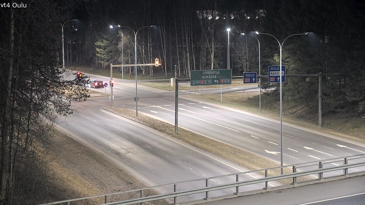 Weather Camera Image Road 4 Oulu, Oulu, Pohjois-Pohjanmaa