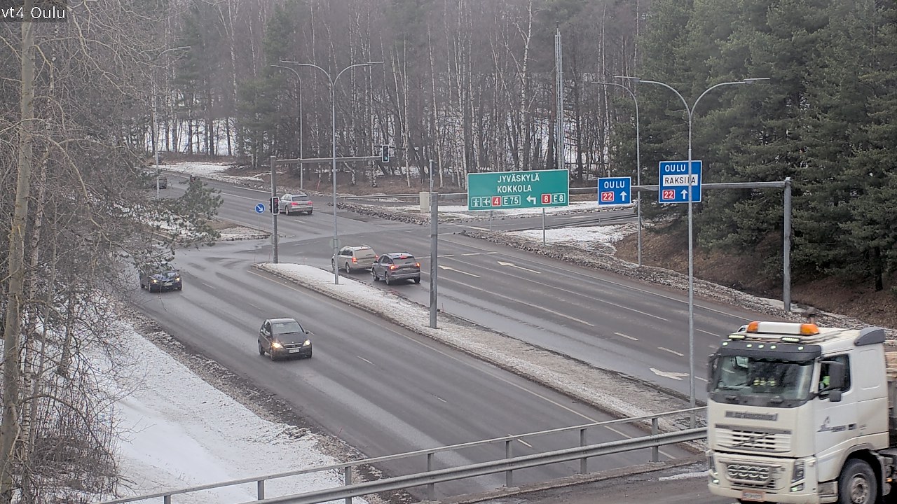 Weather Camera Image Road 4 Oulu, Oulu, Pohjois-Pohjanmaa