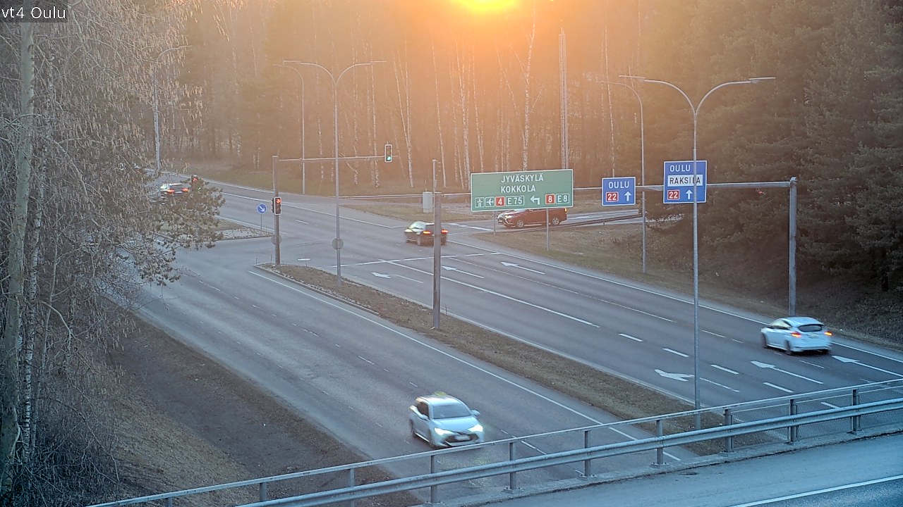 Weather Camera Image Road 4 Oulu, Oulu, Pohjois-Pohjanmaa