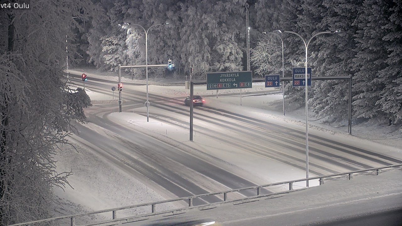 Weather Camera Image Road 4 Oulu, Oulu, Pohjois-Pohjanmaa