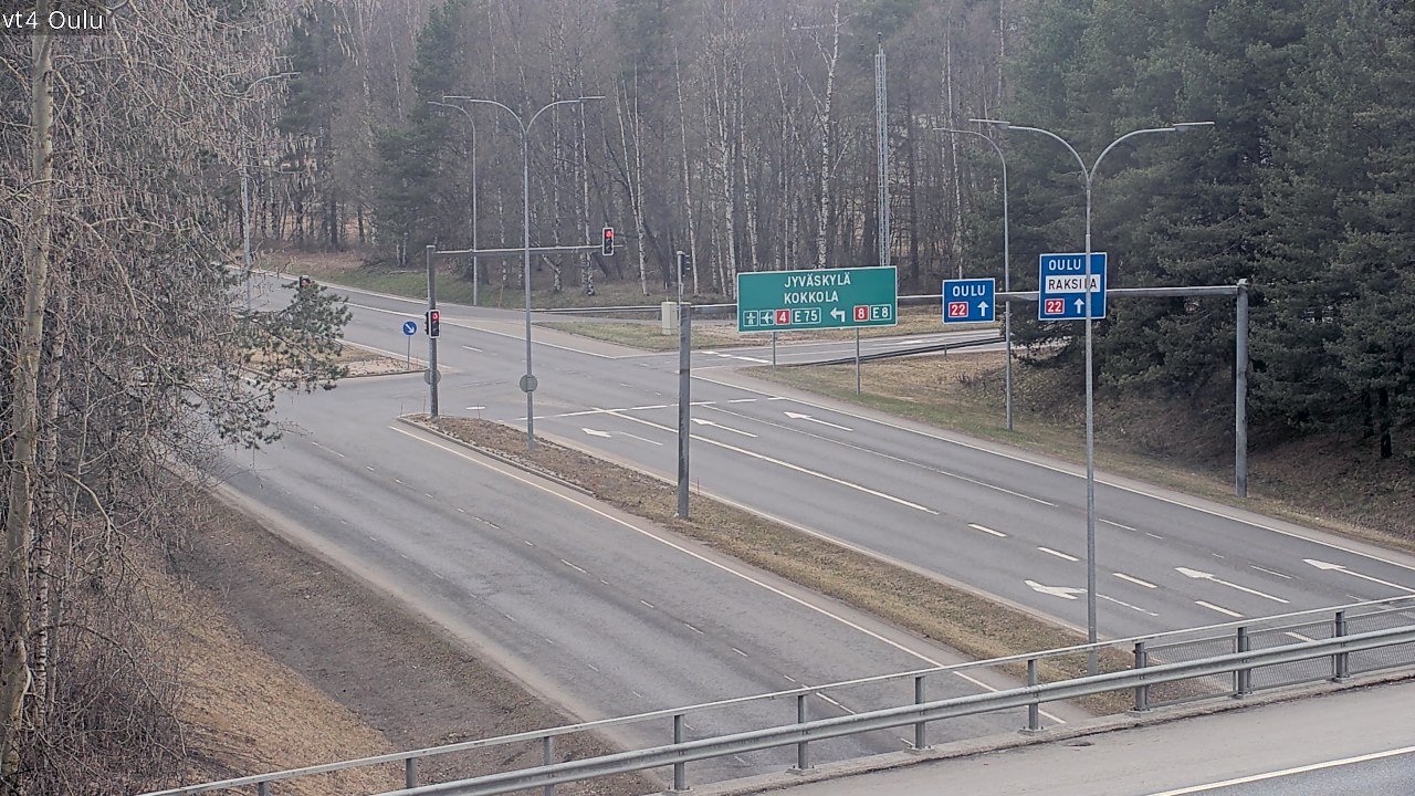 Weather Camera Image Väg 4 Uleåborg, Oulu, Pohjois-Pohjanmaa