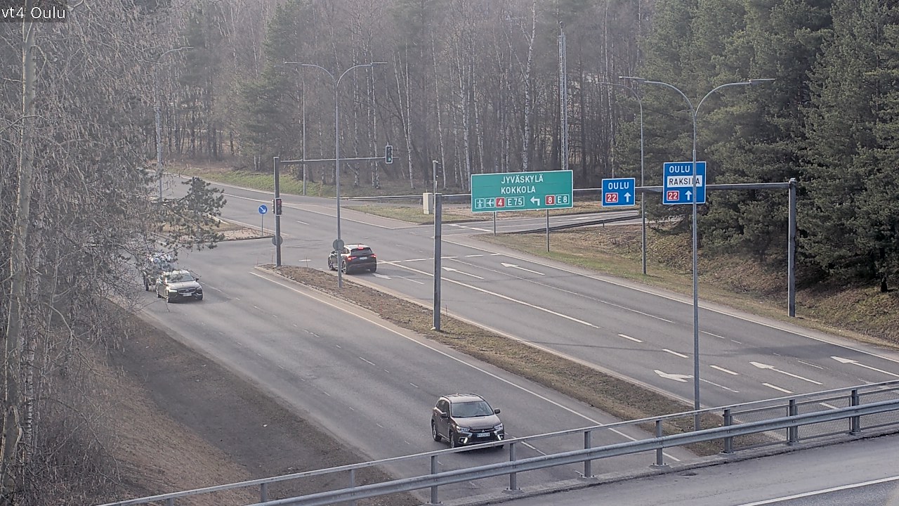 Weather Camera Image Road 4 Oulu, Oulu, Pohjois-Pohjanmaa