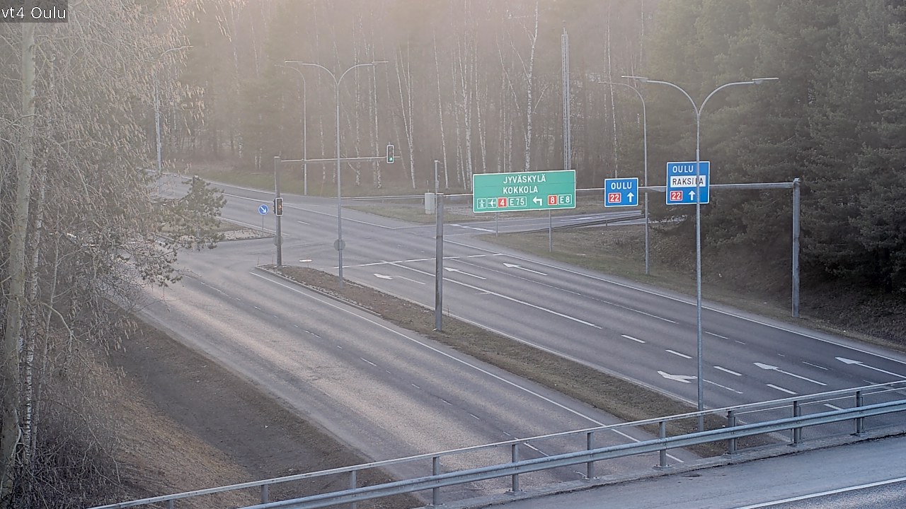 Weather Camera Image Road 4 Oulu, Oulu, Pohjois-Pohjanmaa