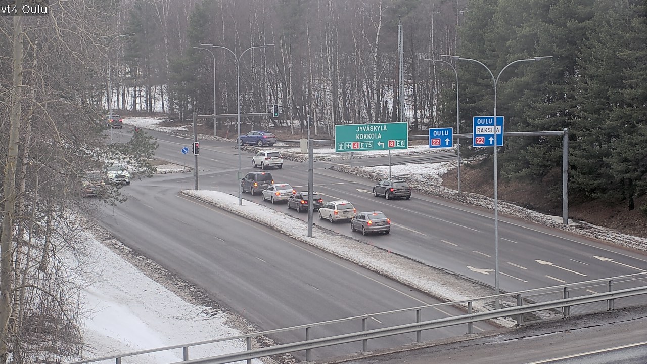 Weather Camera Image Road 4 Oulu, Oulu, Pohjois-Pohjanmaa