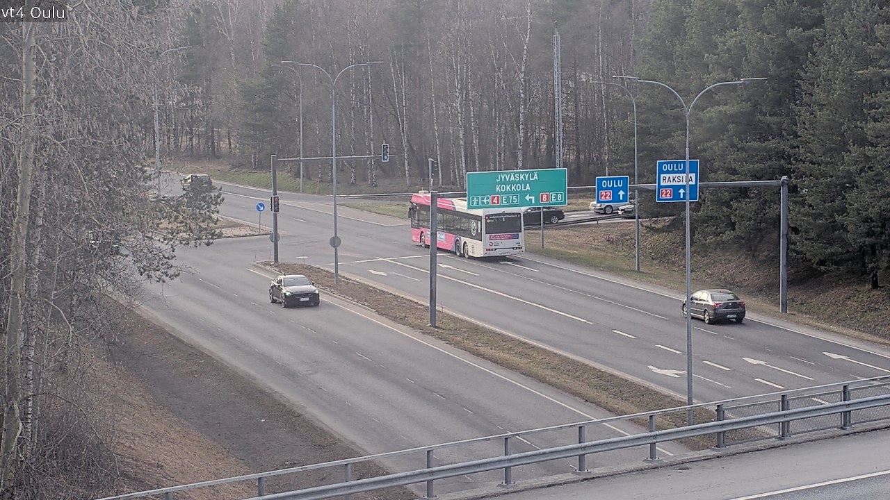 Weather Camera Image Road 4 Oulu, Oulu, Pohjois-Pohjanmaa