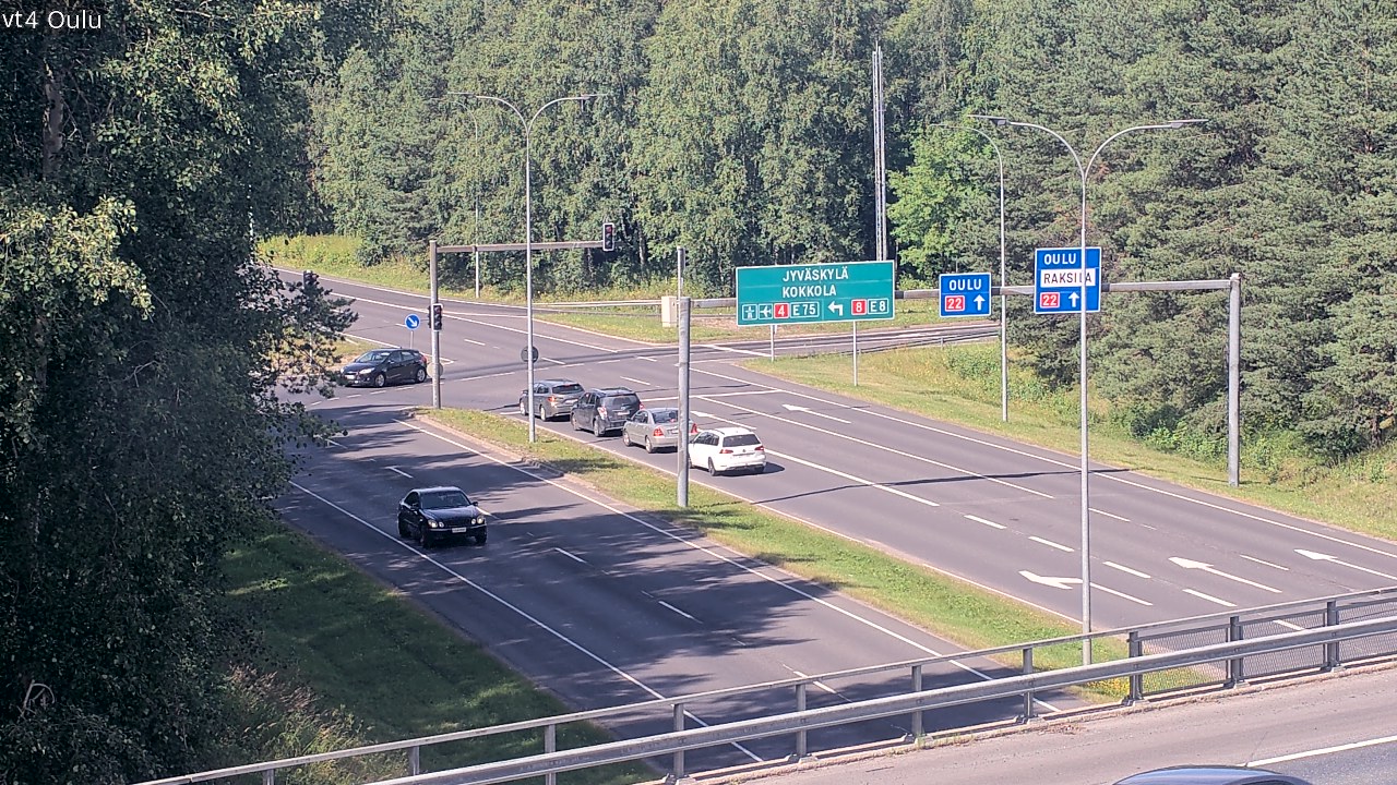 Weather Camera Image Väg 4 Uleåborg, Oulu, Pohjois-Pohjanmaa