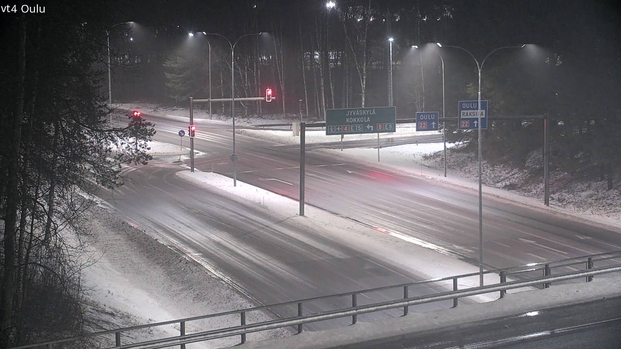 Weather Camera Image Väg 4 Uleåborg, Oulu, Pohjois-Pohjanmaa