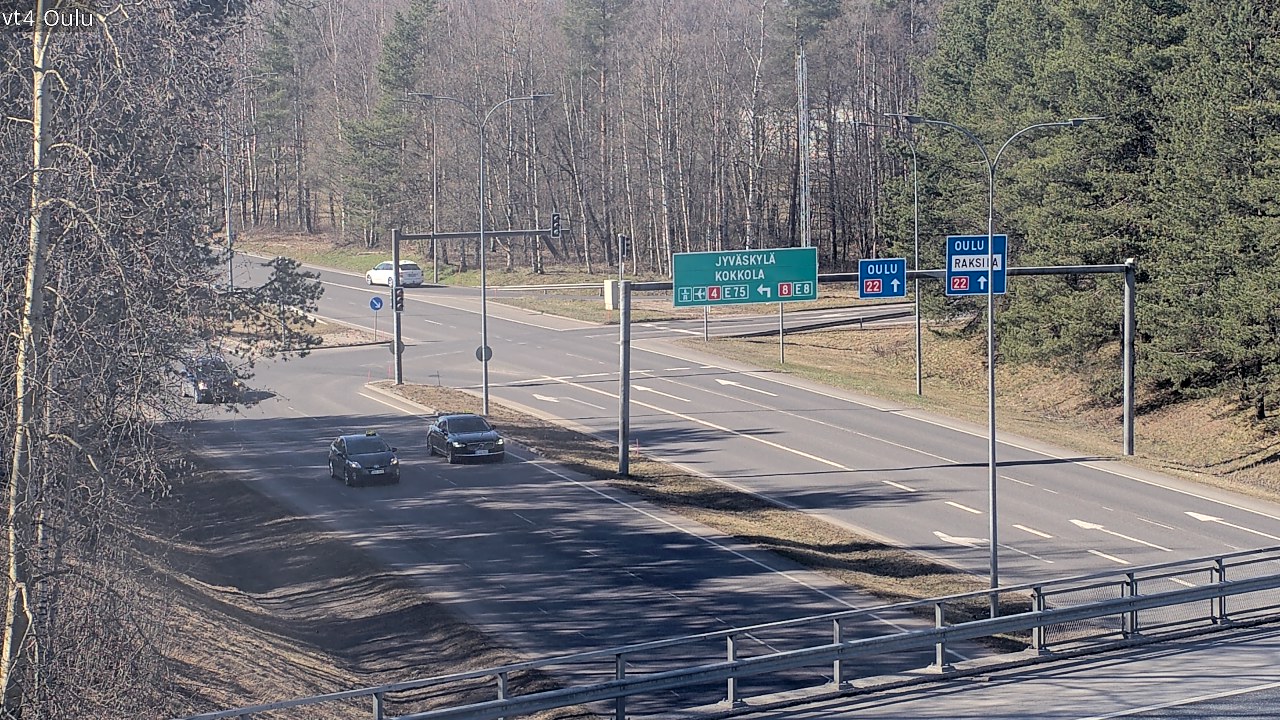 Weather Camera Image Road 4 Oulu, Oulu, Pohjois-Pohjanmaa
