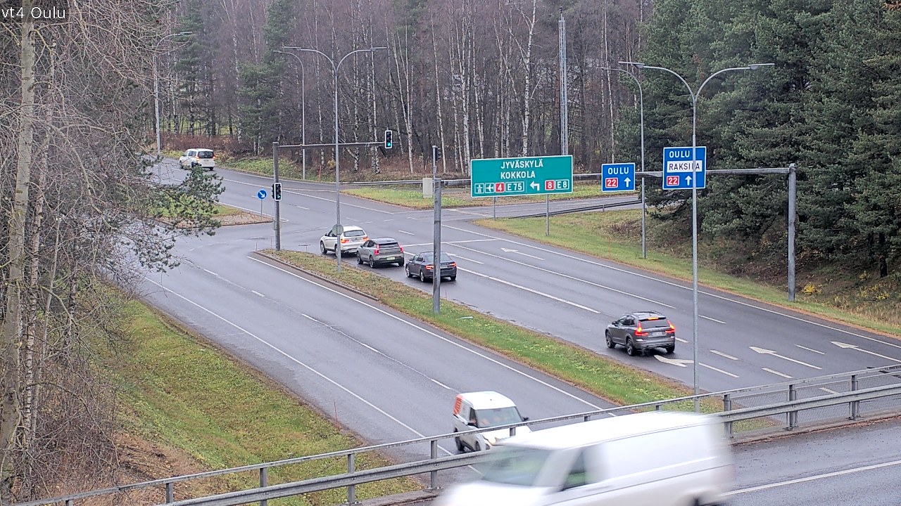 Weather Camera Image Väg 4 Uleåborg, Oulu, Pohjois-Pohjanmaa