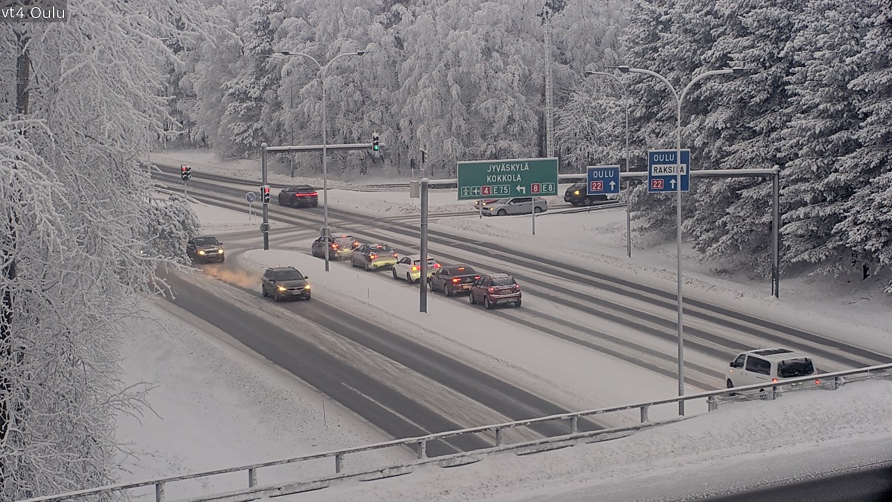Weather Camera Image Road 4 Oulu, Oulu, Pohjois-Pohjanmaa