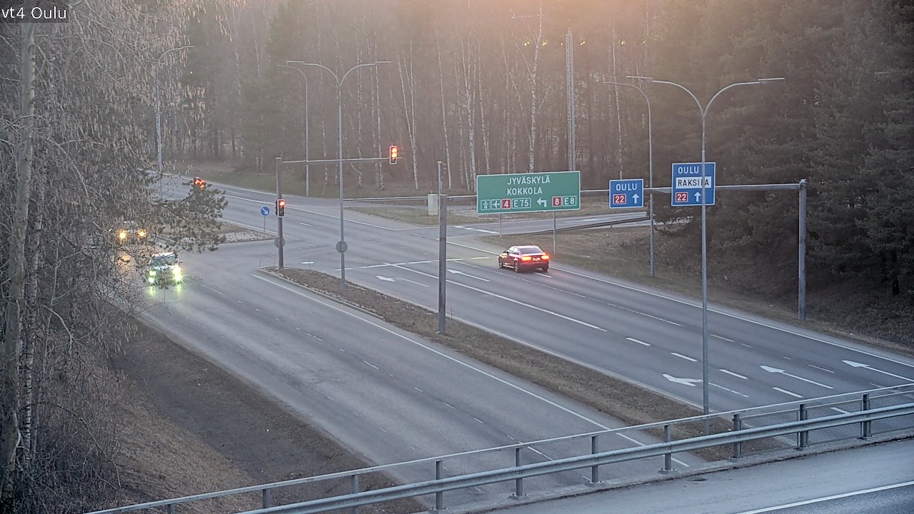 Weather Camera Image Road 4 Oulu, Oulu, Pohjois-Pohjanmaa