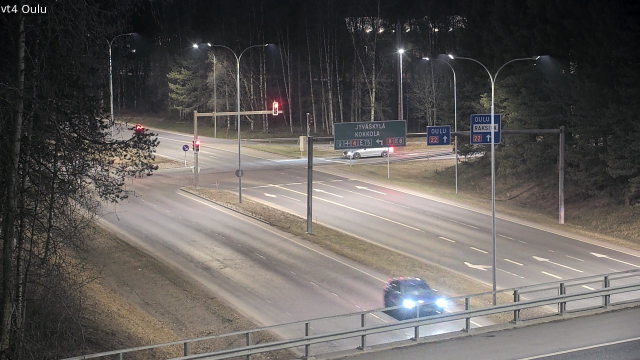Weather Camera Image Road 4 Oulu, Oulu, Pohjois-Pohjanmaa