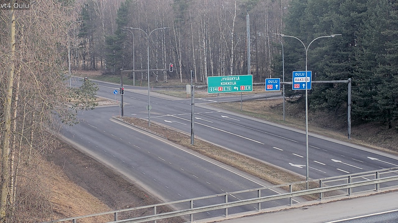 Weather Camera Image Road 4 Oulu, Oulu, Pohjois-Pohjanmaa