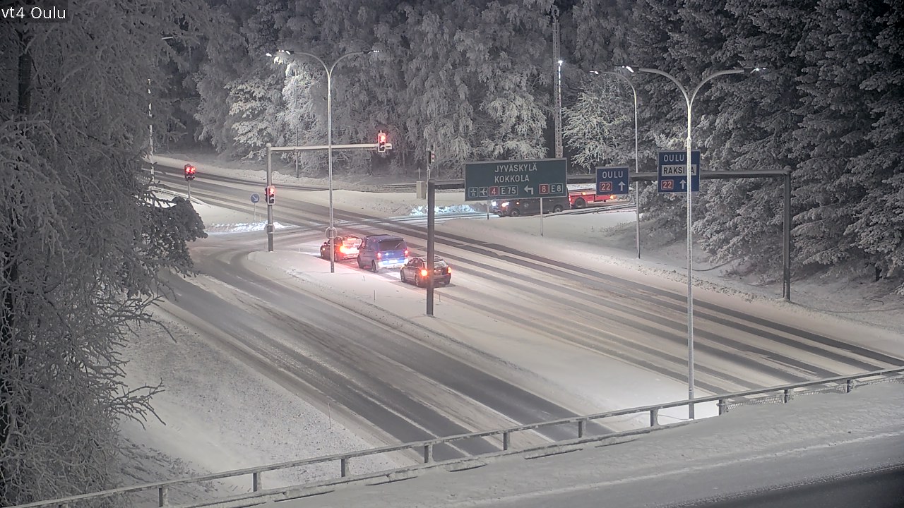 Weather Camera Image Road 4 Oulu, Oulu, Pohjois-Pohjanmaa