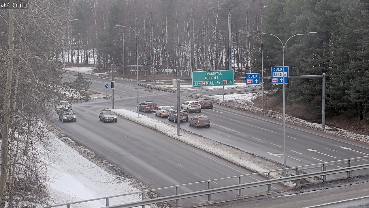 Weather Camera Image Road 4 Oulu, Oulu, Pohjois-Pohjanmaa