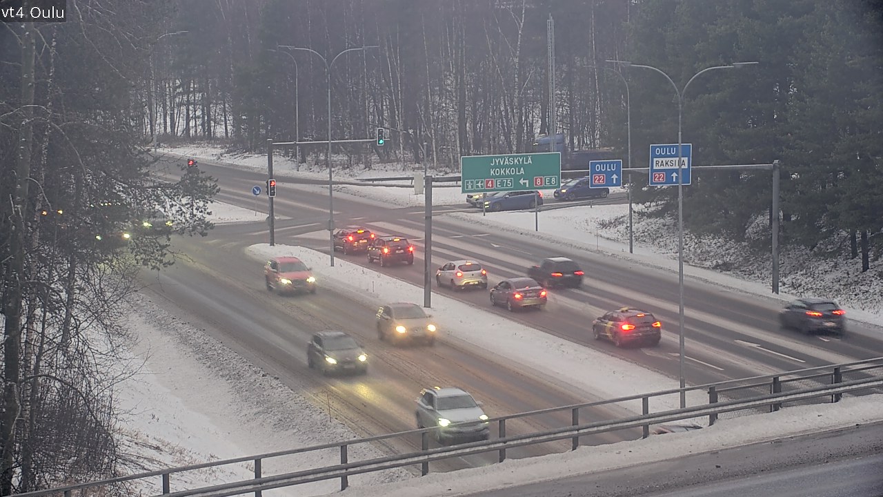 Weather Camera Image Road 4 Oulu, Oulu, Pohjois-Pohjanmaa