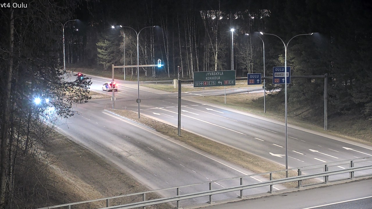Weather Camera Image Road 4 Oulu, Oulu, Pohjois-Pohjanmaa