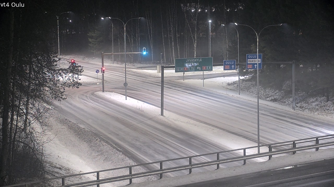 Weather Camera Image Väg 4 Uleåborg, Oulu, Pohjois-Pohjanmaa