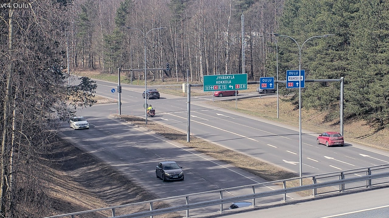 Weather Camera Image Road 4 Oulu, Oulu, Pohjois-Pohjanmaa