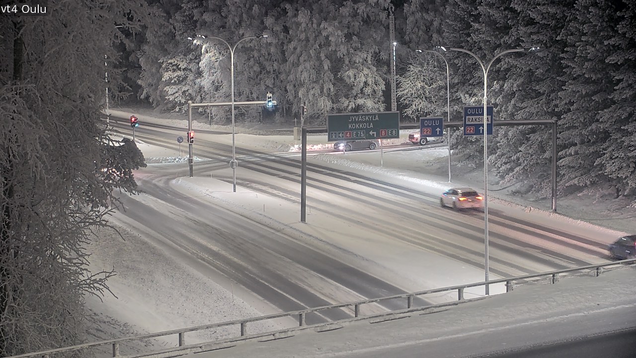 Weather Camera Image Road 4 Oulu, Oulu, Pohjois-Pohjanmaa