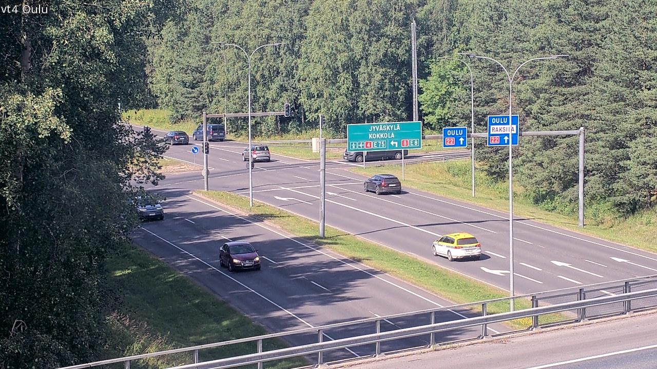 Weather Camera Image Väg 4 Uleåborg, Oulu, Pohjois-Pohjanmaa