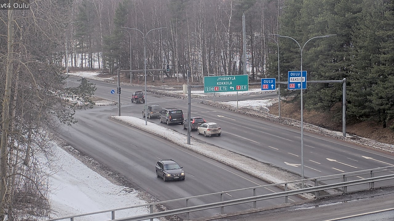 Weather Camera Image Road 4 Oulu, Oulu, Pohjois-Pohjanmaa