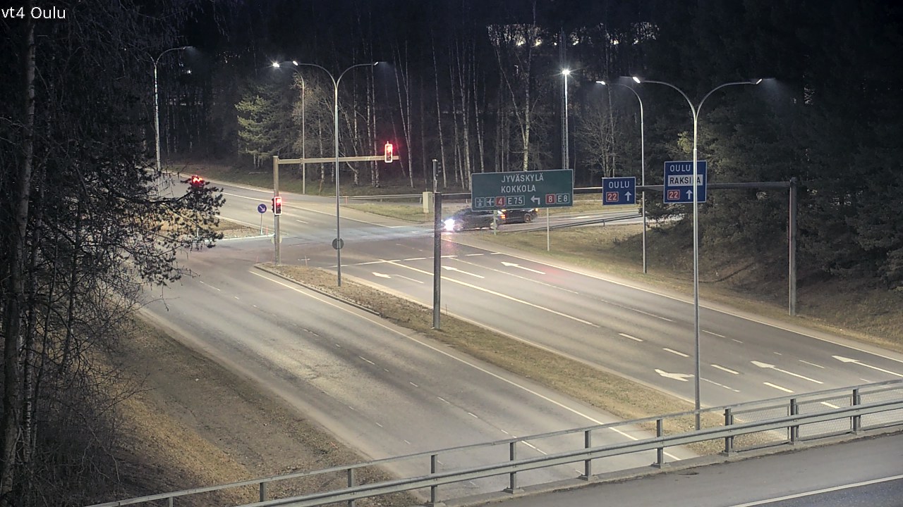 Weather Camera Image Road 4 Oulu, Oulu, Pohjois-Pohjanmaa
