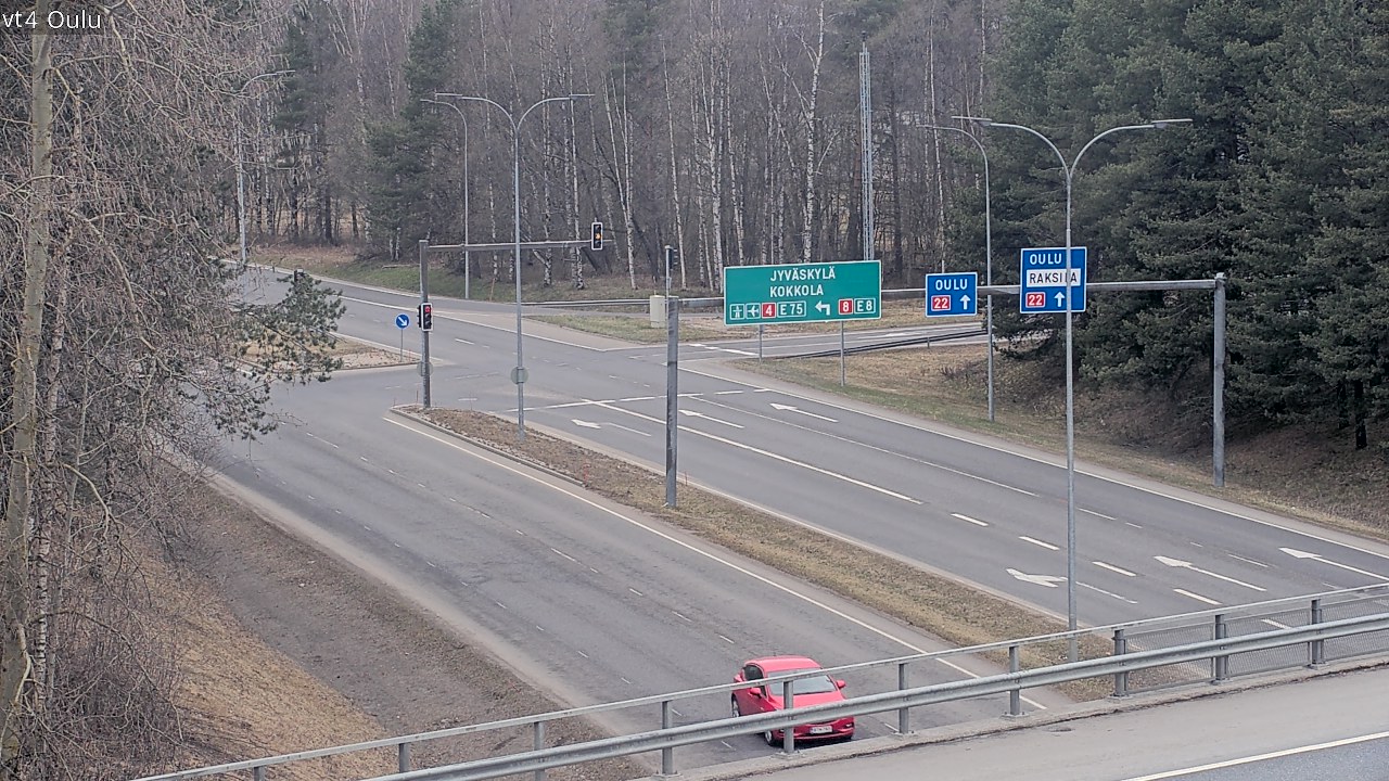 Weather Camera Image Väg 4 Uleåborg, Oulu, Pohjois-Pohjanmaa