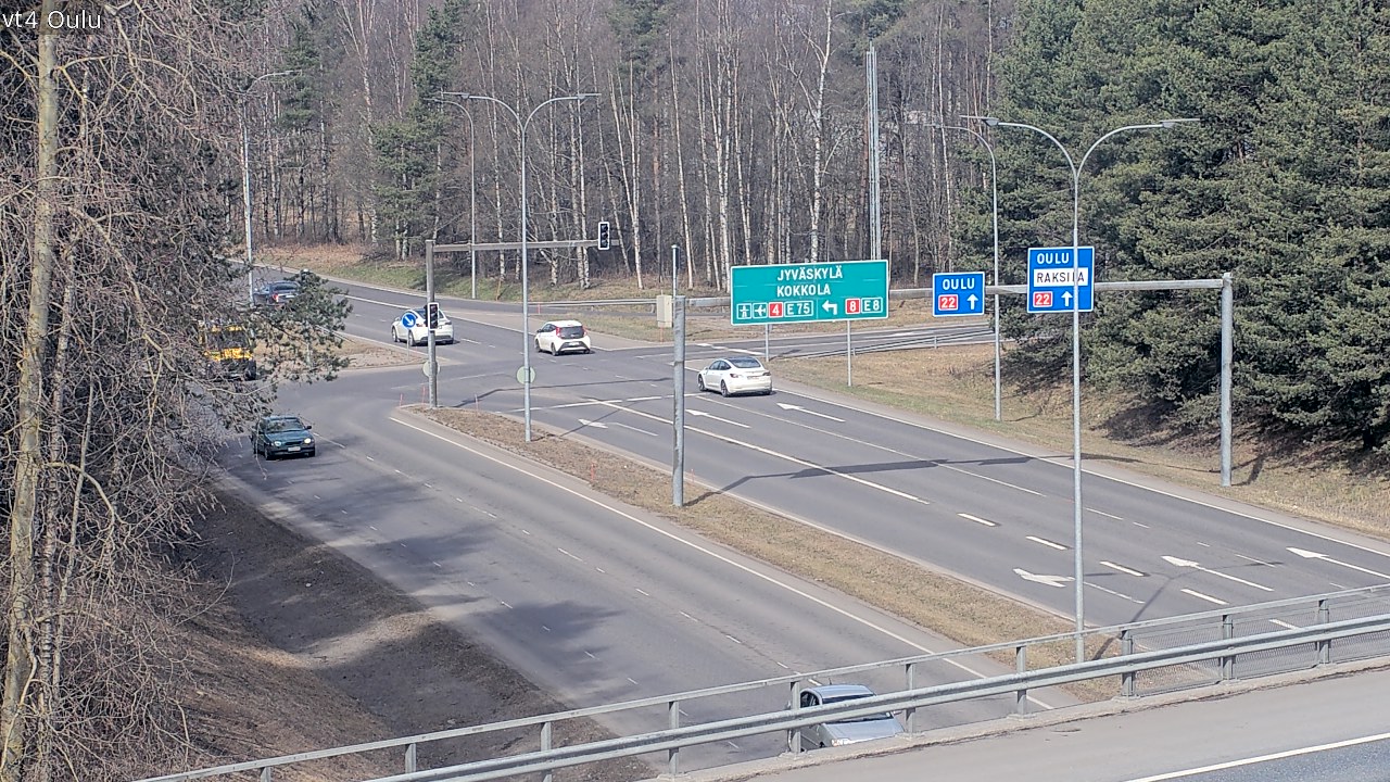 Weather Camera Image Road 4 Oulu, Oulu, Pohjois-Pohjanmaa