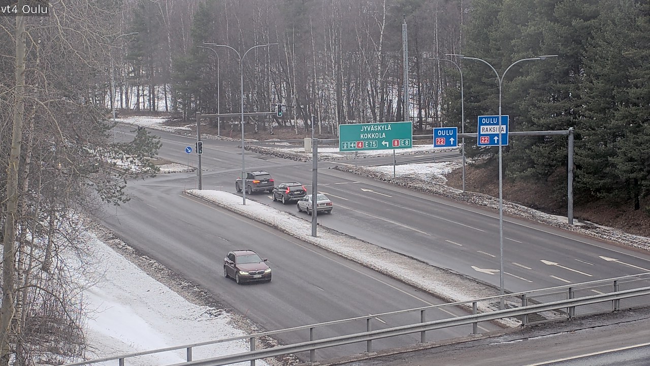 Weather Camera Image Road 4 Oulu, Oulu, Pohjois-Pohjanmaa