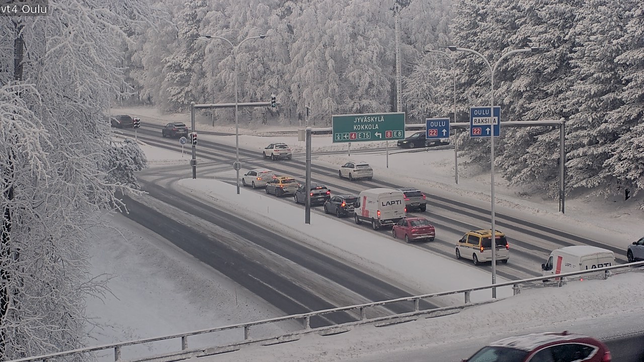 Weather Camera Image Road 4 Oulu, Oulu, Pohjois-Pohjanmaa