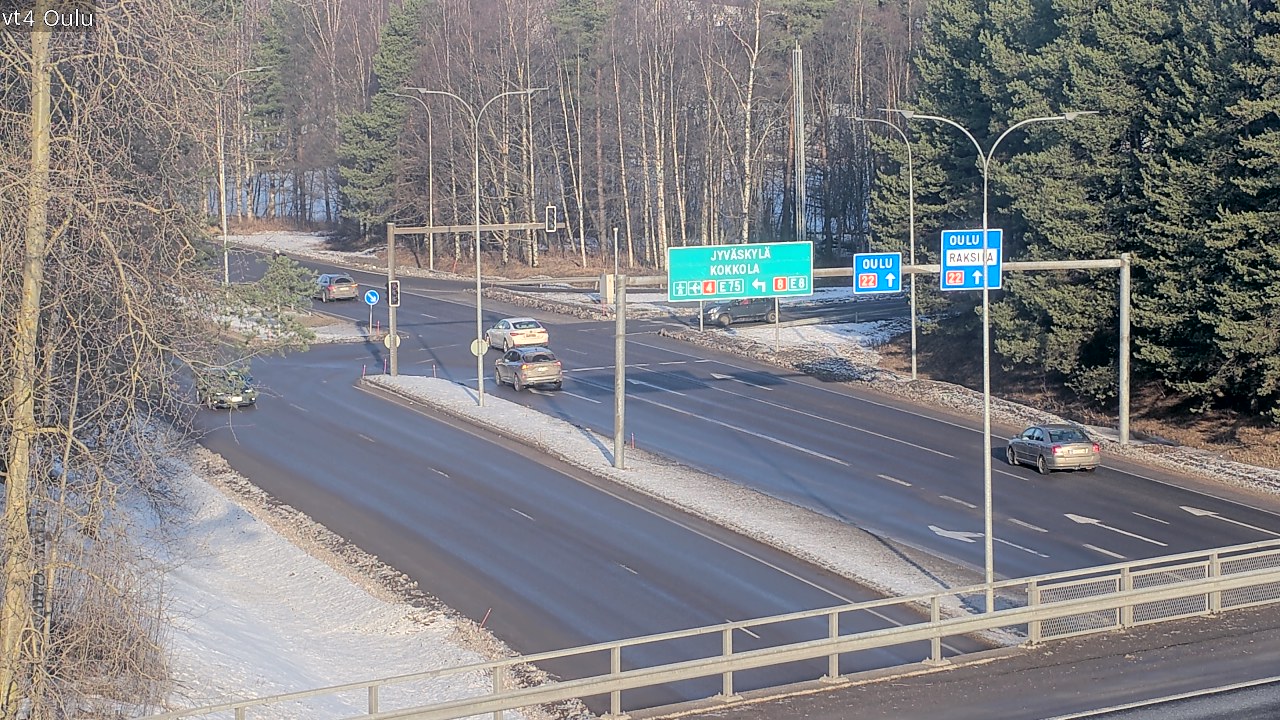 Kelikamerat Kuva Tie 4 Oulu, Oulu, Pohjois-Pohjanmaa