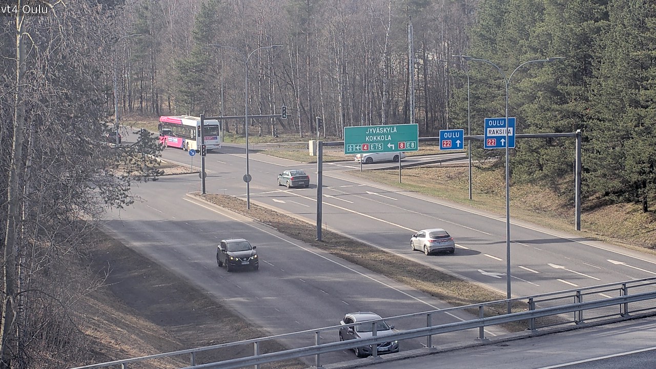 Weather Camera Image Road 4 Oulu, Oulu, Pohjois-Pohjanmaa