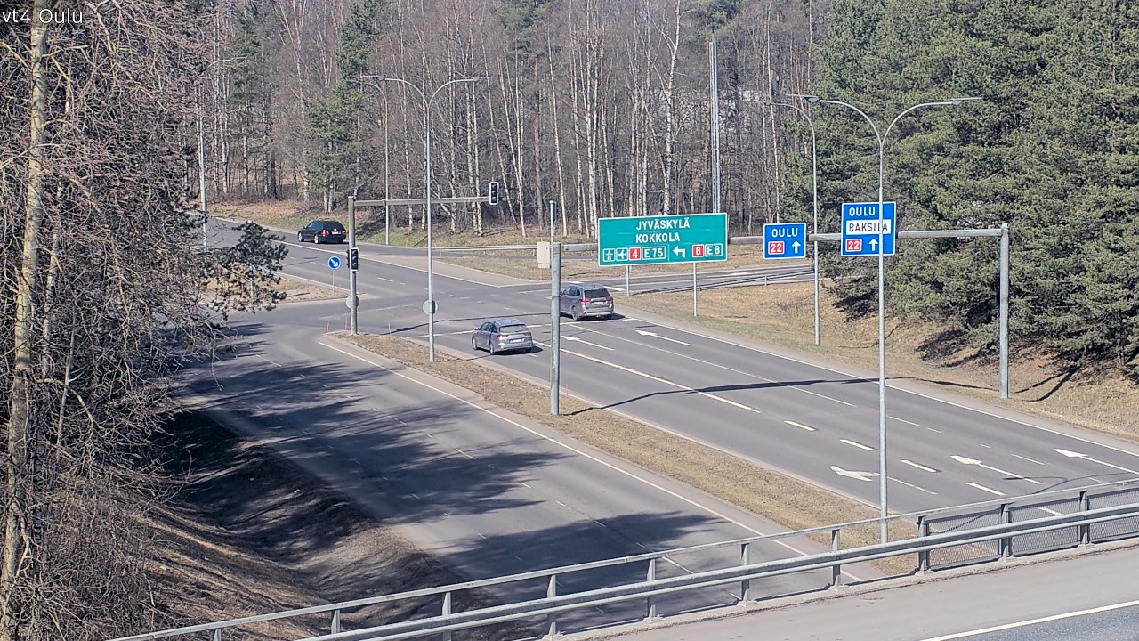 Weather Camera Image Road 4 Oulu, Oulu, Pohjois-Pohjanmaa