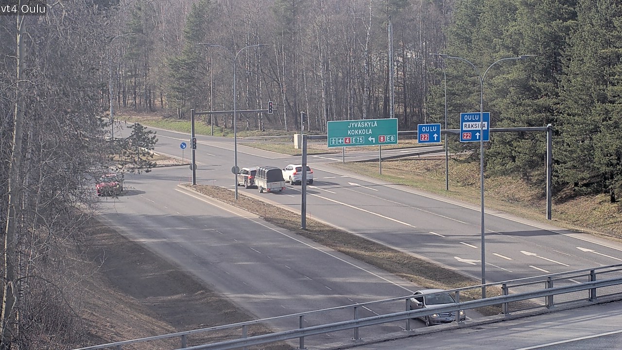 Weather Camera Image Road 4 Oulu, Oulu, Pohjois-Pohjanmaa