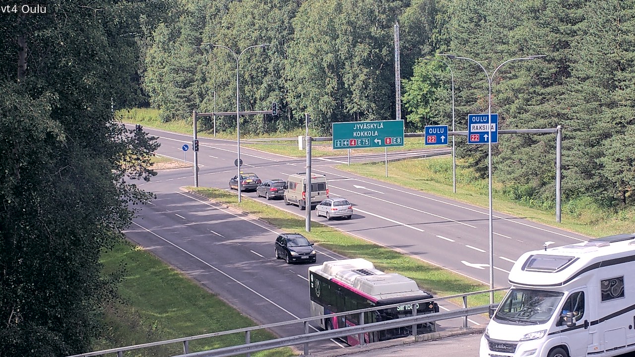 Kelikamerat Kuva Tie 4 Oulu, Oulu, Pohjois-Pohjanmaa