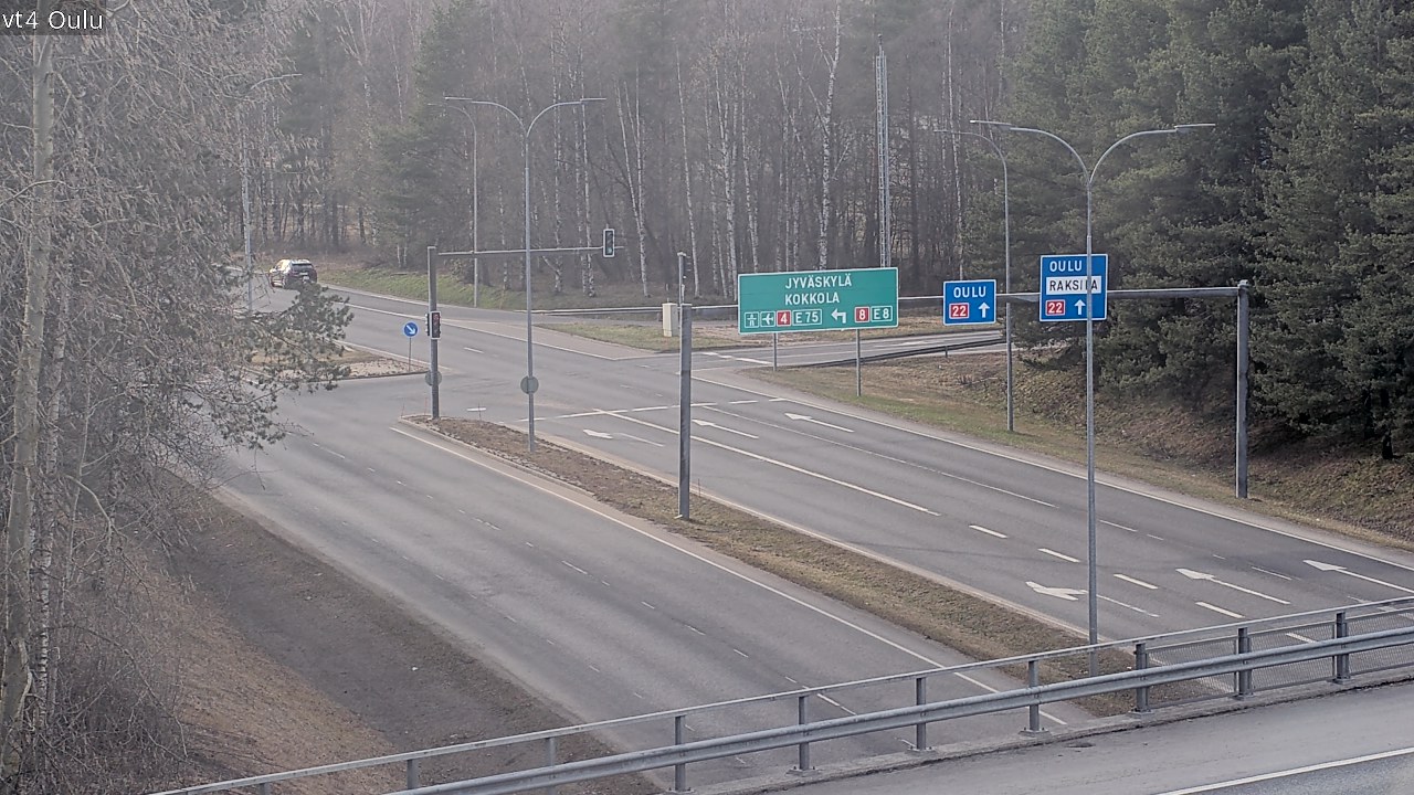Weather Camera Image Road 4 Oulu, Oulu, Pohjois-Pohjanmaa