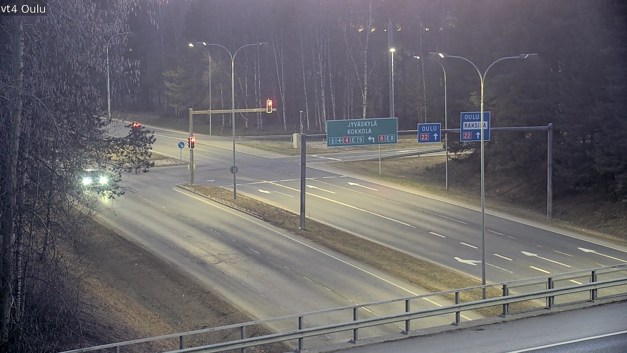 Weather Camera Image Road 4 Oulu, Oulu, Pohjois-Pohjanmaa