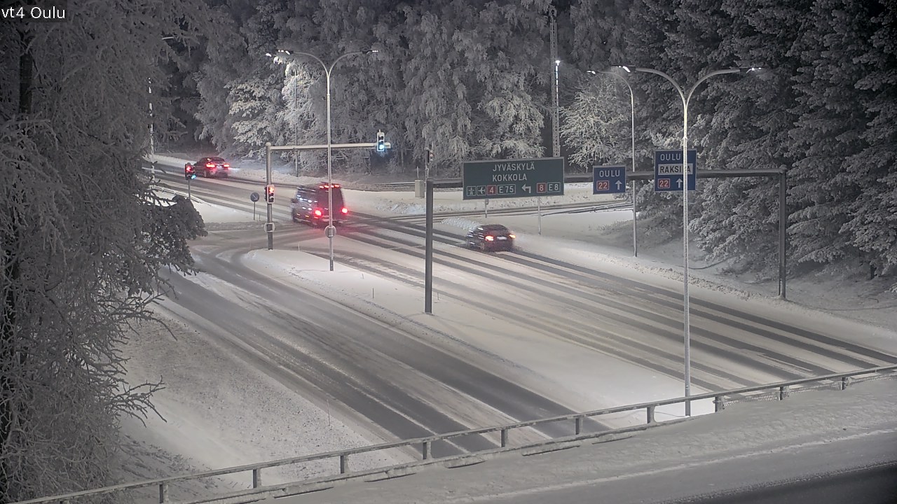 Weather Camera Image Road 4 Oulu, Oulu, Pohjois-Pohjanmaa