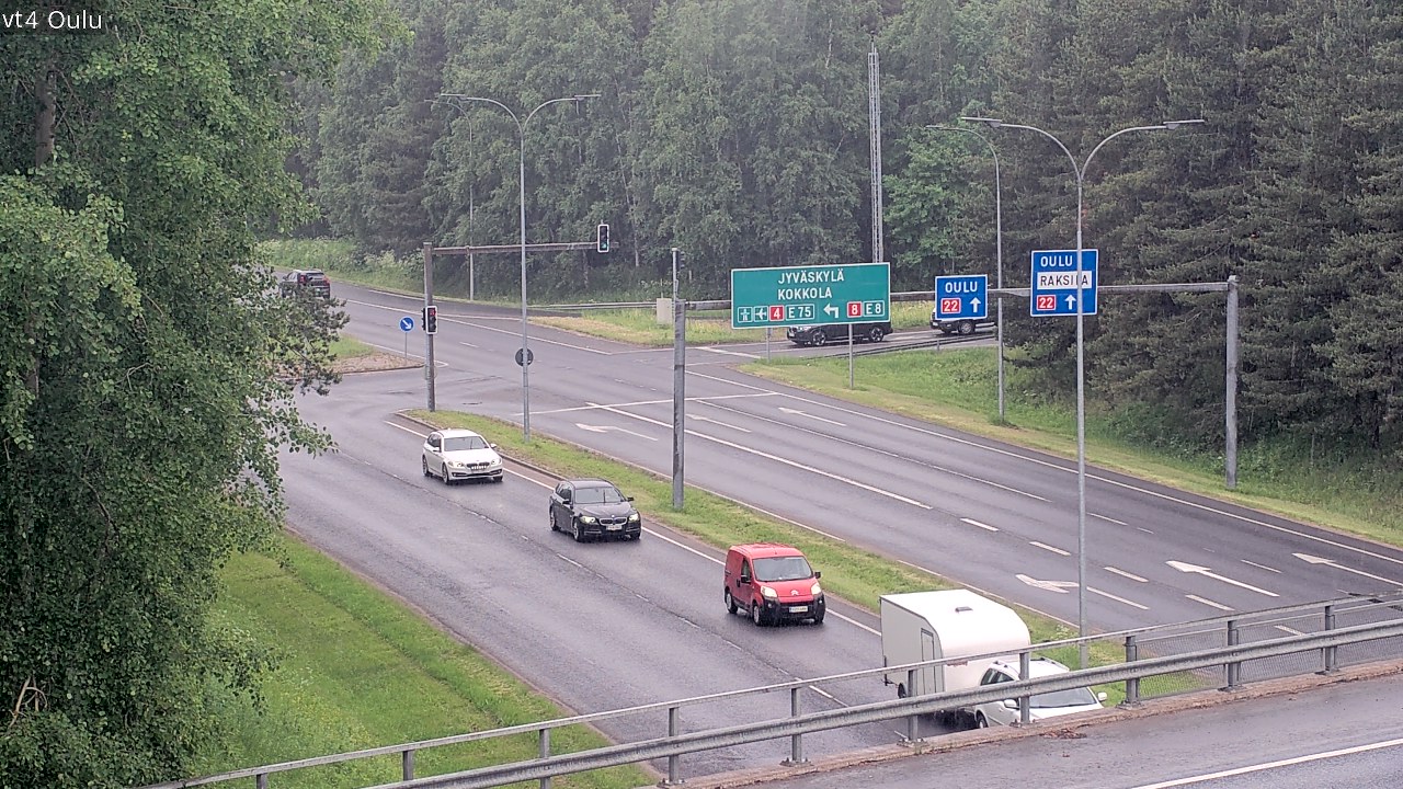 Kelikamerat Kuva Tie 4 Oulu, Oulu, Pohjois-Pohjanmaa