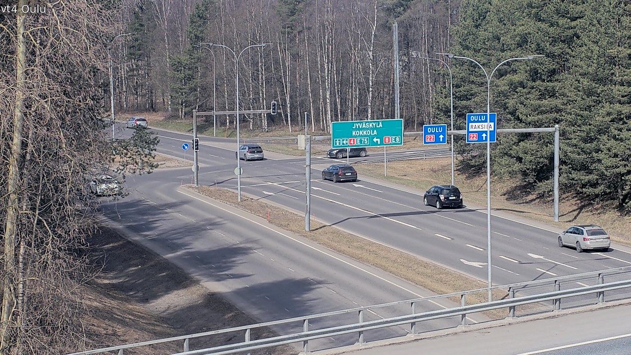 Weather Camera Image Road 4 Oulu, Oulu, Pohjois-Pohjanmaa