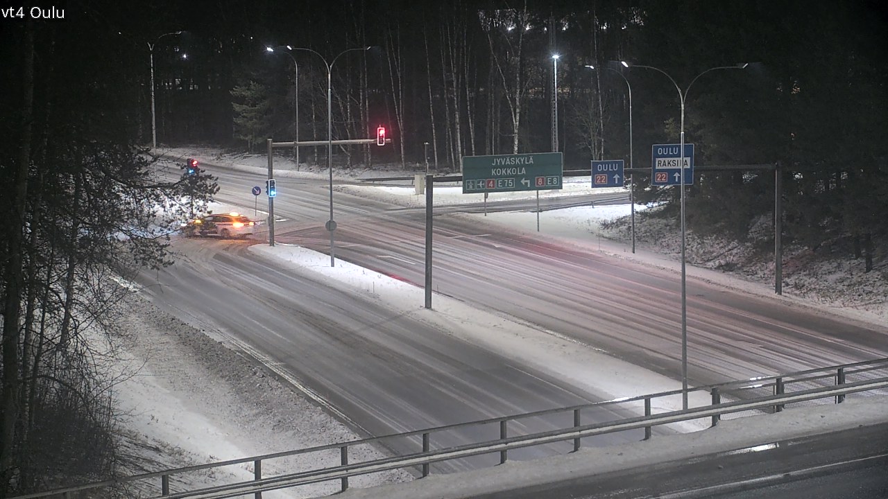 Weather Camera Image Väg 4 Uleåborg, Oulu, Pohjois-Pohjanmaa