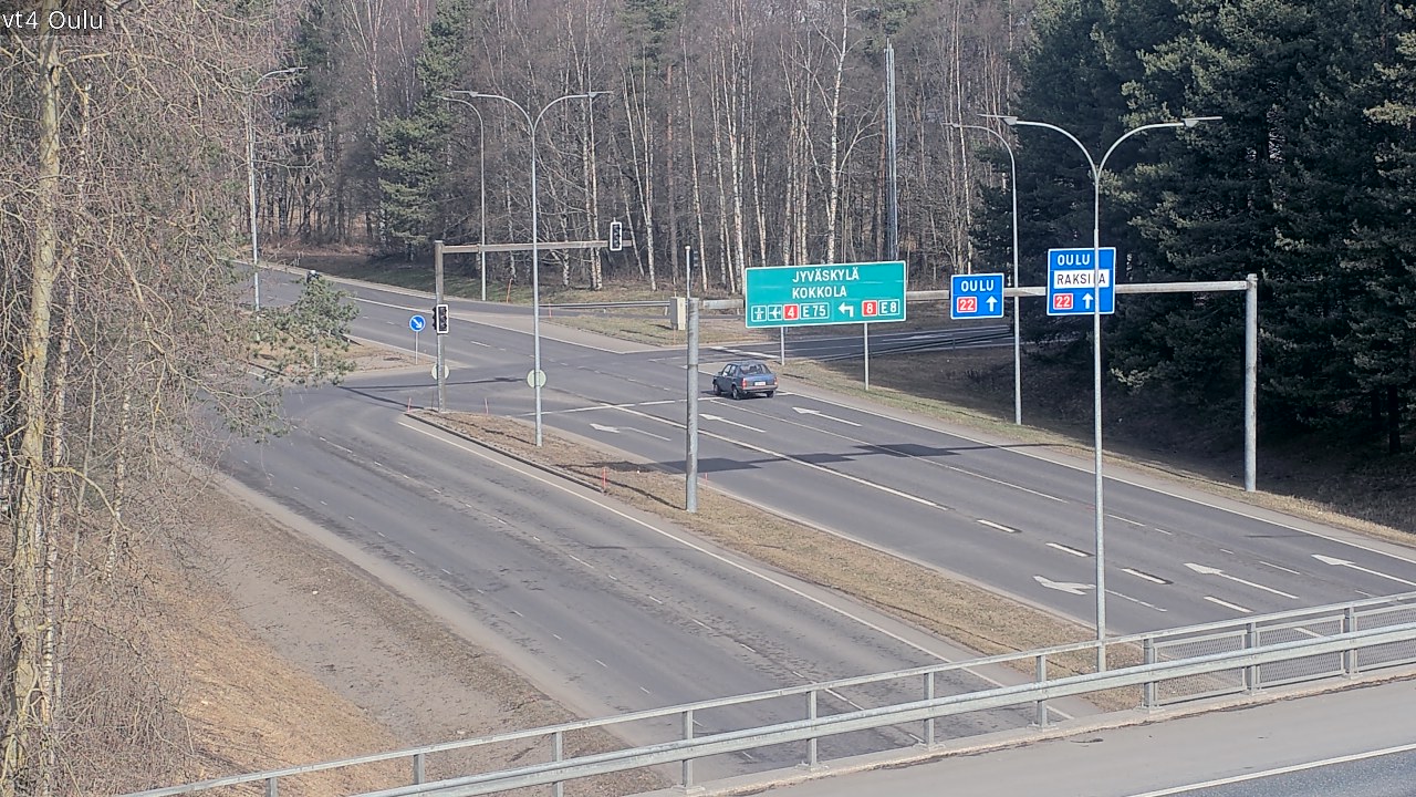 Weather Camera Image Road 4 Oulu, Oulu, Pohjois-Pohjanmaa