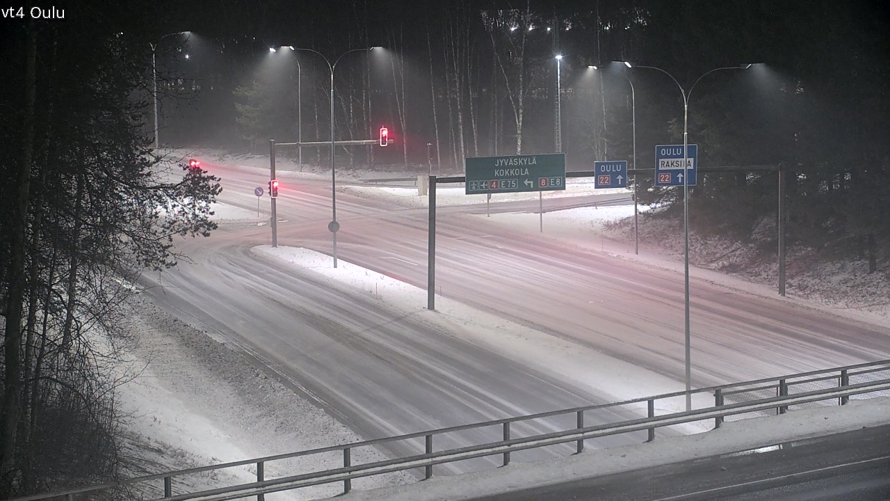 Weather Camera Image Väg 4 Uleåborg, Oulu, Pohjois-Pohjanmaa