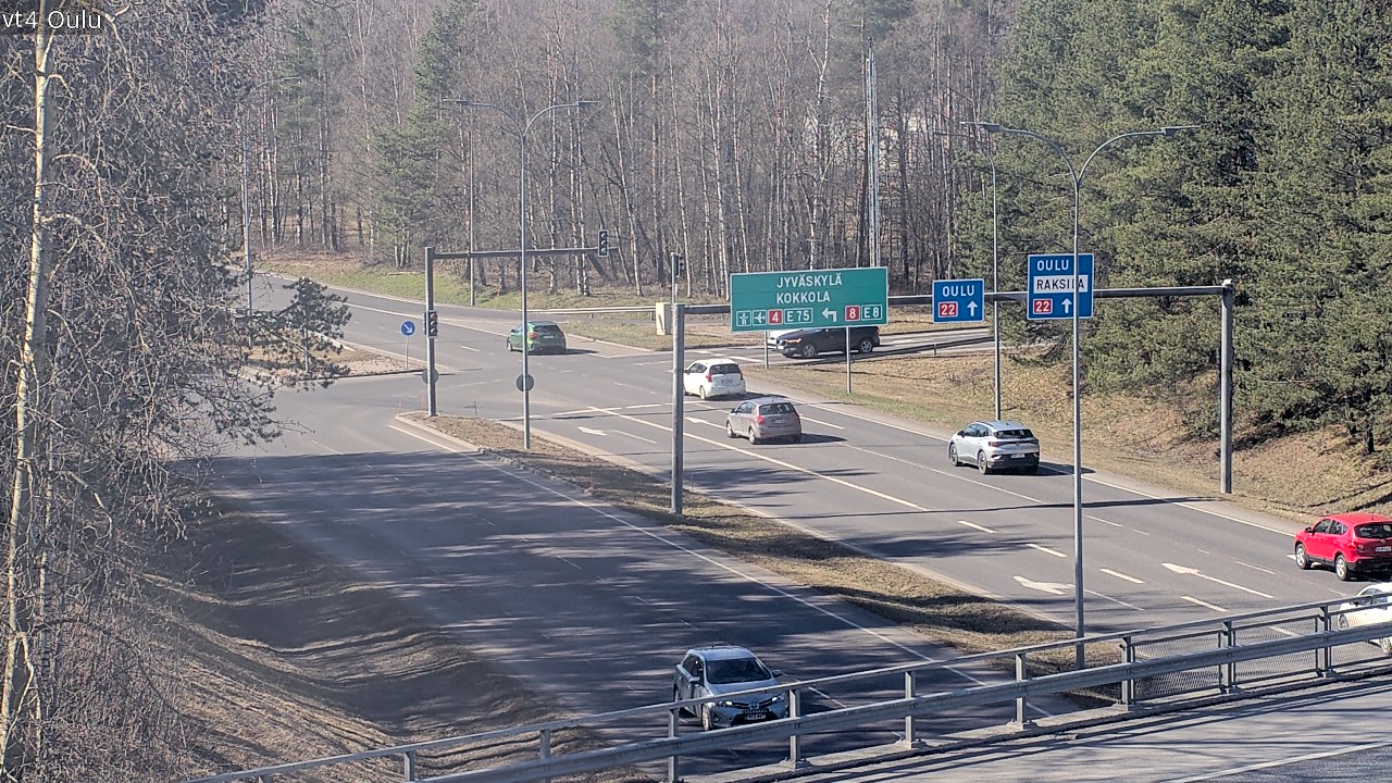 Weather Camera Image Road 4 Oulu, Oulu, Pohjois-Pohjanmaa